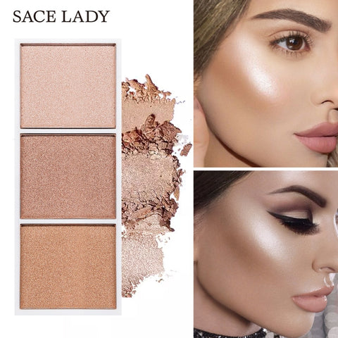 SACE LADY 4 Colors Highlighter Palette